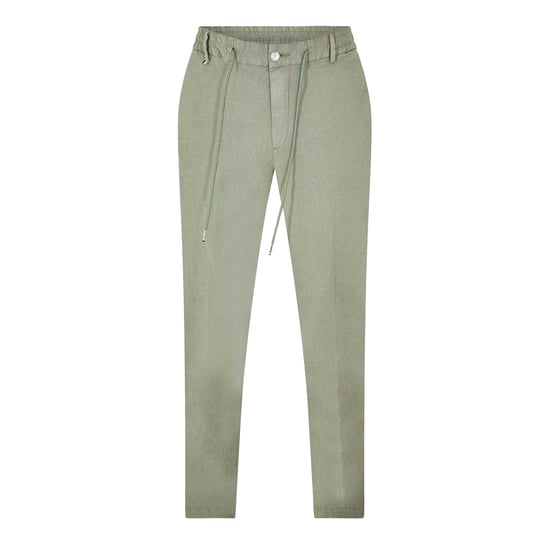 Boss Chino's voor heren met trekkoord in de taille (Groen) - Image 1