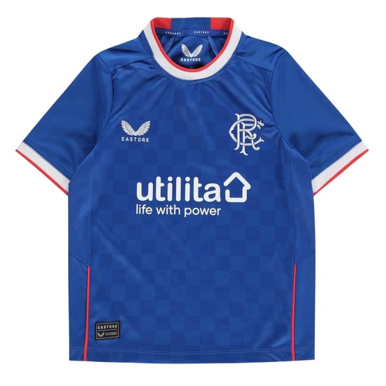 Castore Kinderen 2022 Rangers FC Thuis Shirt (Blauw) - Image 1