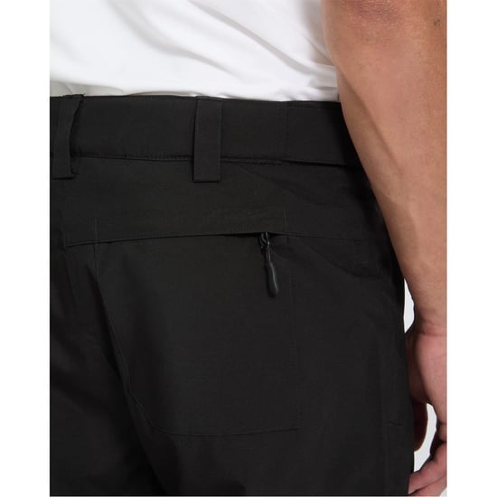 Men's Spyder Solid Patterned Wide Leg Salopette in Black - Image 6