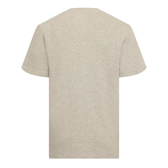 Men's Lacoste Waffle Tee in Silver Chine - Image 2