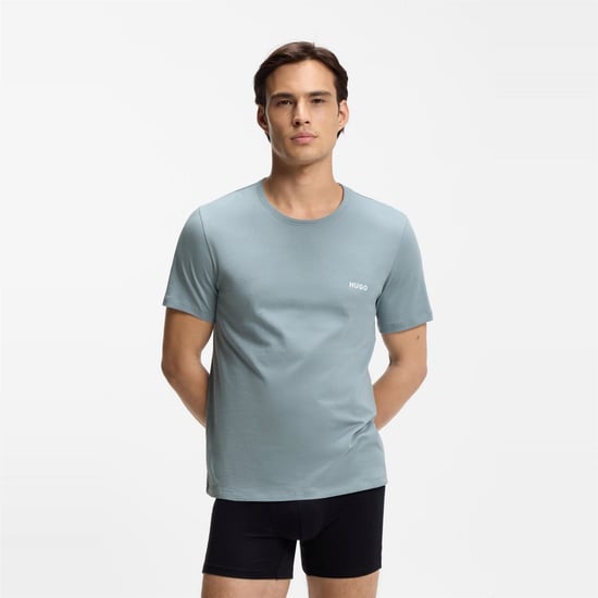 Men's Hugo Pack Of Pyjama T-Shirts in .Open Misc - Image 5