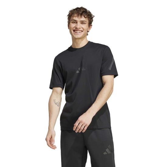 Men's adidas M Z.n.e. Tee T-Shirt in Black - Image 2