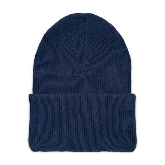 Accessories Nike Peak Soft Feel Ribbed Adjustable Cuff Beanie in Midnight Navy/M - Image 1