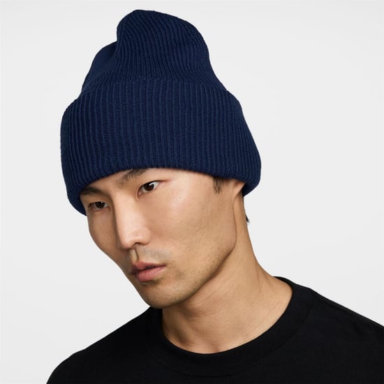 Accessories Nike Peak Soft Feel Ribbed Adjustable Cuff Beanie in Midnight Navy/M - Image 4