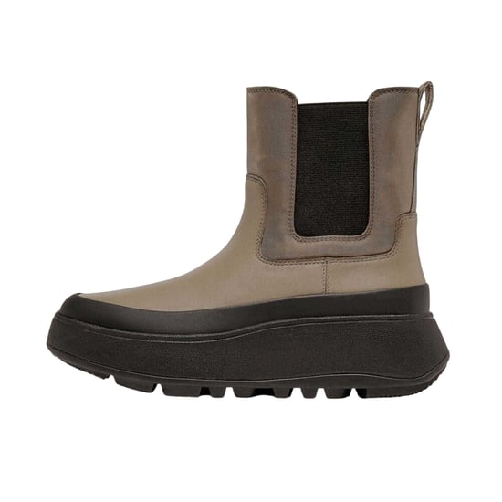 FitFlop Vattentåliga Chelsea-stövlar med platt sula för kvinnor/damer (Grått) - Image 3