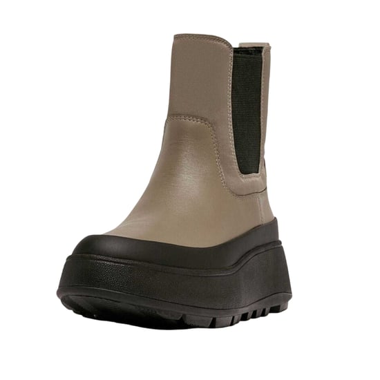 FitFlop Vattentåliga Chelsea-stövlar med platt sula för kvinnor/damer (Grått) - Image 5