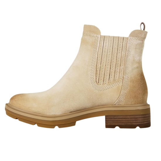 Timberland Dames Brimfield Suede Blokhak Chelsea Boots (Licht Beige) - Image 2