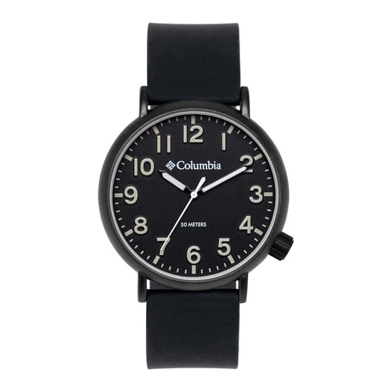Columbia Mens Trailbanks Silicone Analogue Watch (Black) - Image 1