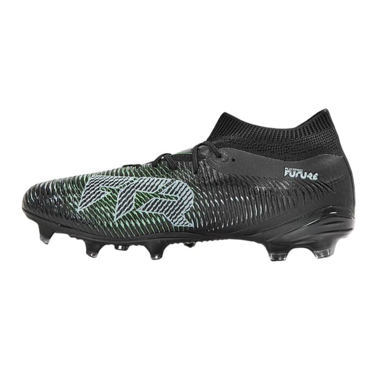 Puma Dames Future 8 Match Snug Fit Kunstgras Voetbalschoenen (Zwart/Groen) - Image 2