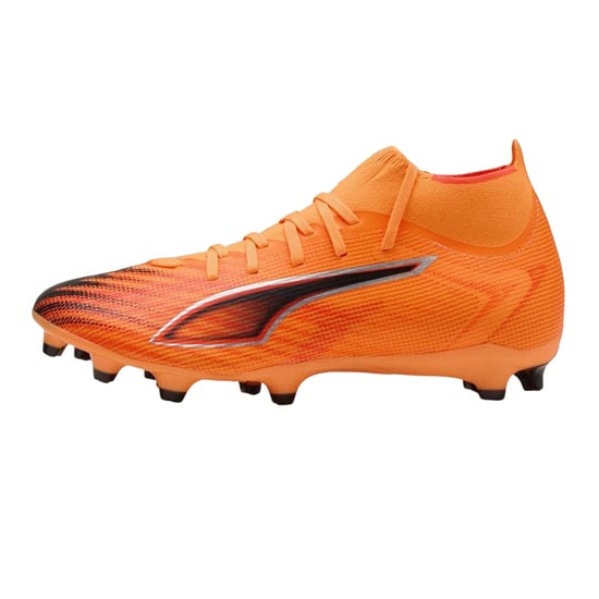 Puma Womens/Ladies Ultra Match+ Firm Ground Football Boots (Orange/Black) - Image 2