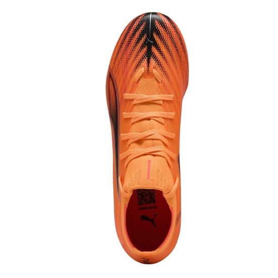 Puma Womens/Ladies Ultra Match+ Firm Ground Football Boots (Orange/Black) - Image 3