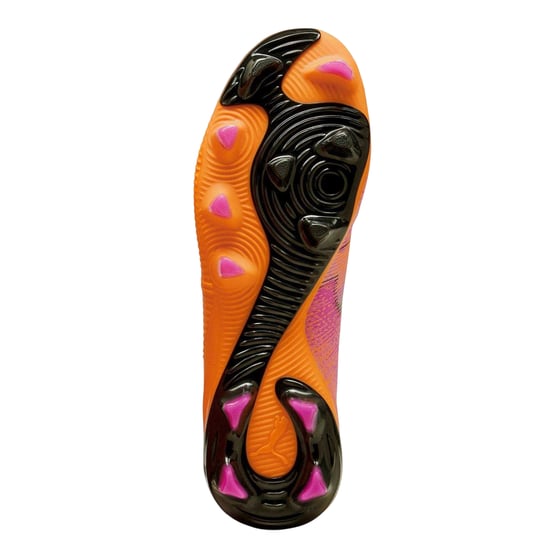 Puma Dames Future 8 Match Snug Fit Kunstgras Voetbalschoenen (Oranje/Zwart) - Image 4