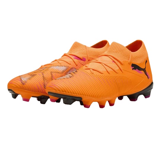 Puma Dames Future 8 Match Snug Fit Kunstgras Voetbalschoenen (Oranje/Zwart) - Image 5
