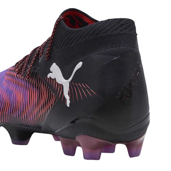 Puma Womens/Ladies Future 8 Ultimate Firm Ground Football Boots (Black/Purple) - Image 2