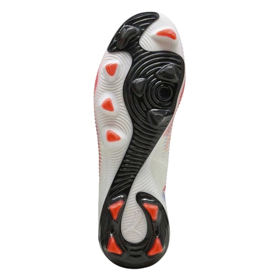 Puma Dames Future 8 Match Snug Fit Kunstgras Voetbalschoenen (Wit/Zwart/ Rood) - Image 4