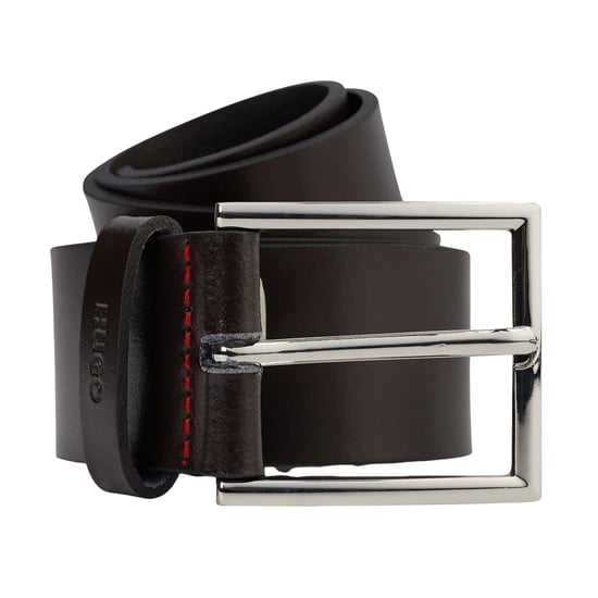 Hugo Boss Mens Giaspo Leather Belt (Brown) - Image 1