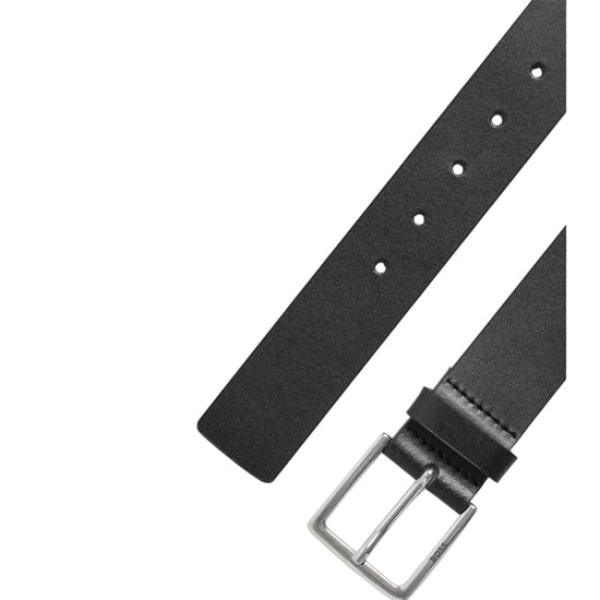 Boss Rummi Ko läderbälte (Svart) - Image 2