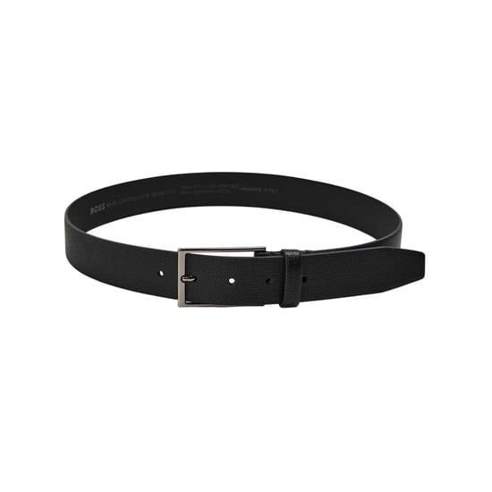 Boss Heren Carmello Leren Dress Belt (Zwart) - Image 2