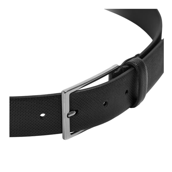 Boss Heren Carmello Leren Dress Belt (Zwart) - Image 4