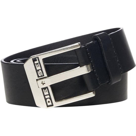 Diesel Heren Bluestar Buffelleer Riem (Zwart) - Image 1