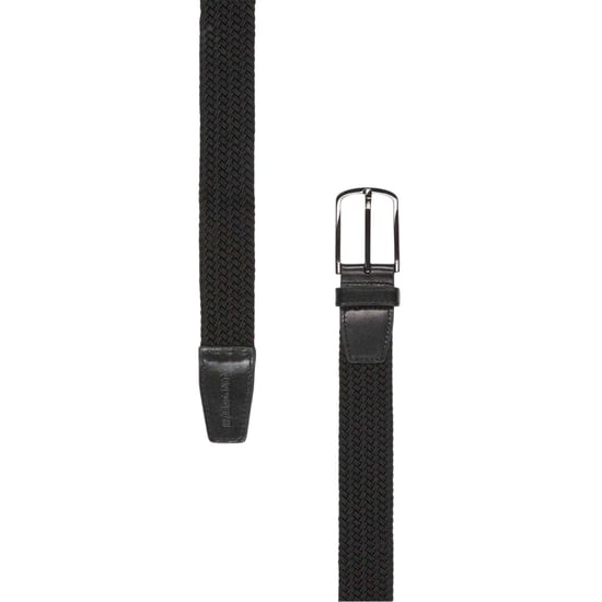 Lyle & Scott Gevlochten Riem (Jet Zwart) - Image 1