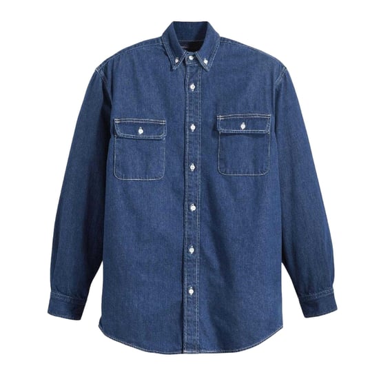Levis Herr Klassisk Denim Skjorta med Bröstficka (Indigo) - Image 1