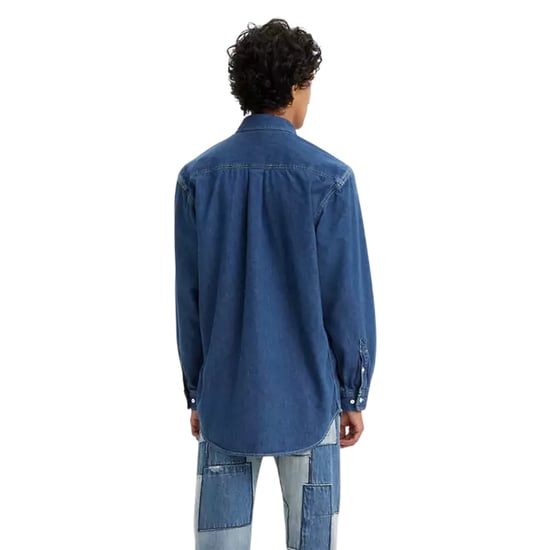 Levis Herr Klassisk Denim Skjorta med Bröstficka (Indigo) - Image 3