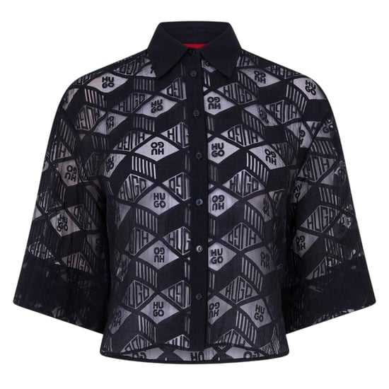 Hugo Ephraima-blouse met lange mouwen voor dames (Zwart) - Image 1