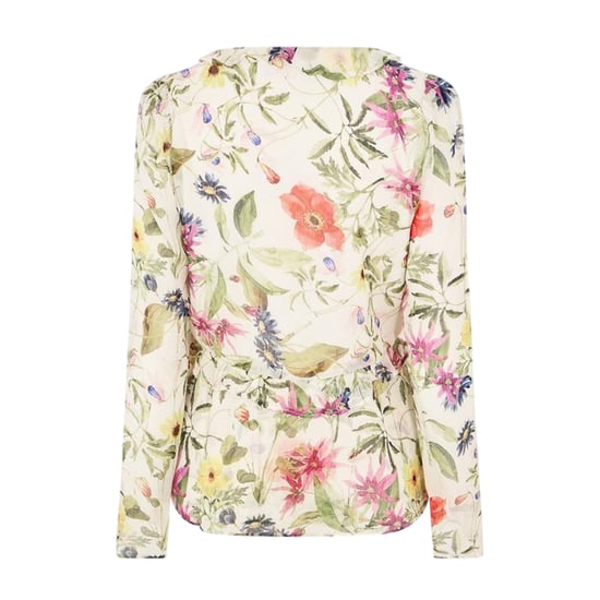 French Connection Womens/Ladies Monica Long-Sleeved Blouse (White/Multicoloured) - Image 3