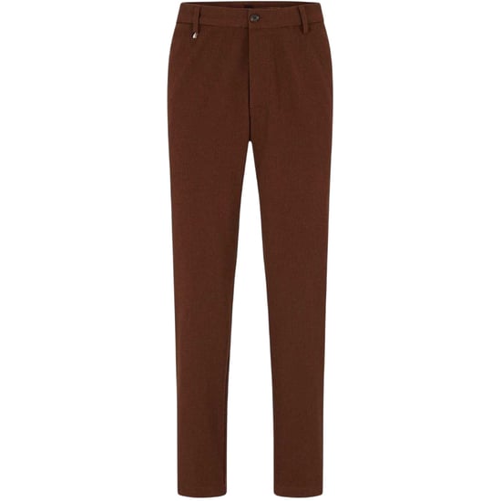 Boss Mens Kane Logo Slim Trousers (Medium Brown) - Image 1