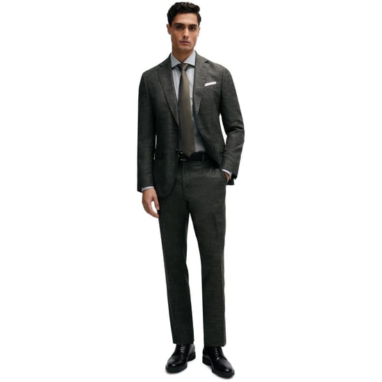 Boss Mens H-Genius Slim Trousers (Dark Green) - Image 3