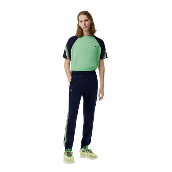 Lacoste Heren Logo Tapered Tennis Trainingsbroek (Navy Blauw) - Image 4