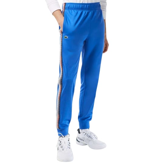 Lacoste Heren Logo Tapered Tennis Trainingsbroek (Blauw) - Image 3