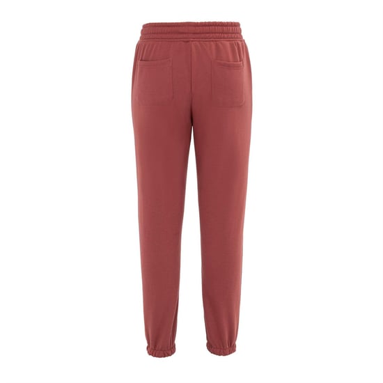 SoulCal Womens/Ladies Fleece Plain Joggers (Dark Red) - Image 2