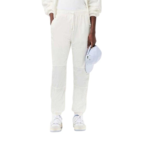 Lacoste Effen fleece joggingbroeken voor dames (Wit) - Image 1