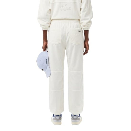 Lacoste Effen fleece joggingbroeken voor dames (Wit) - Image 2