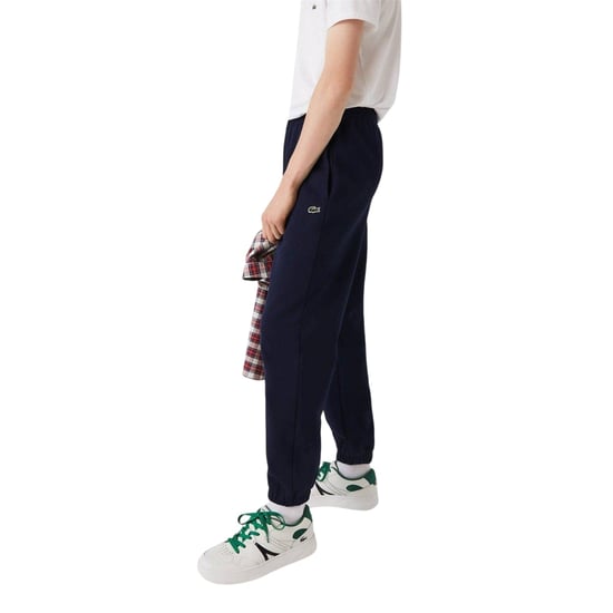 Lacoste Heren Fleece Monogram Trainingsbroek (Blauw) - Image 3