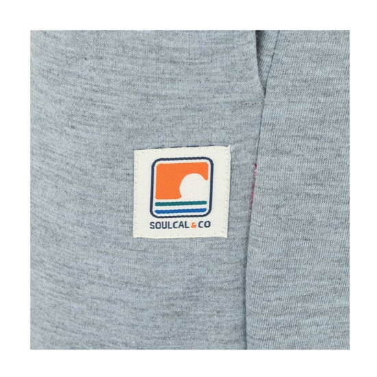 SoulCal Effen fleece joggingbroeken voor dames (Lichtgrijs) - Image 4