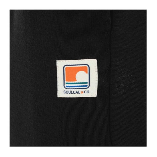 SoulCal Womens/Ladies Fleece Plain Joggers (Black) - Image 4