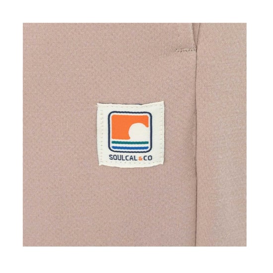 SoulCal Womens/Ladies Fleece Plain Joggers (Apricot) - Image 4