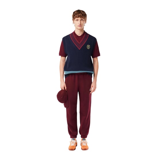 Lacoste Unisex Volwassen Geborduurde Logo Trainingsbroek (Rood) - Image 5