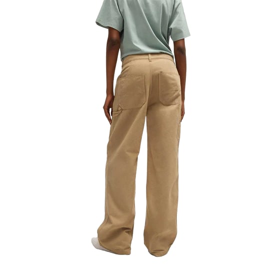 Hugo Hacarpe cargo-broek met rechte pijpen voor dames (Beige) - Image 3