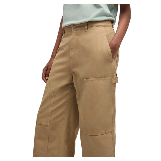 Hugo Hacarpe cargo-broek met rechte pijpen voor dames (Beige) - Image 4