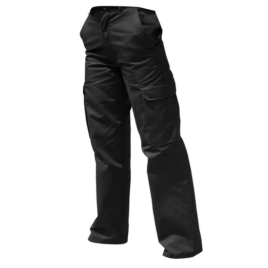 Warrior Dames/dames Cargo Workwear Broek (Zwart) - Image 2