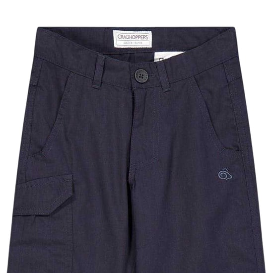 Craghoppers Kiwi Cargo Byxor för barn/ungdomar (Mörkblått) - Image 2