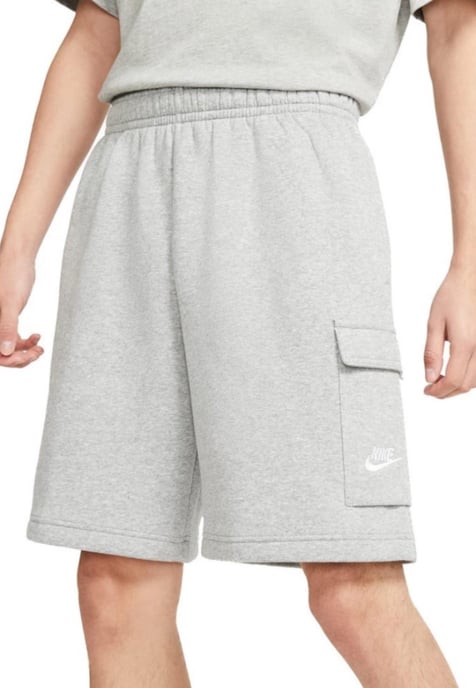 Nike Mens Tracksuit T Shirt Cargo Pocket Shorts in Grey/Grey - Image 5