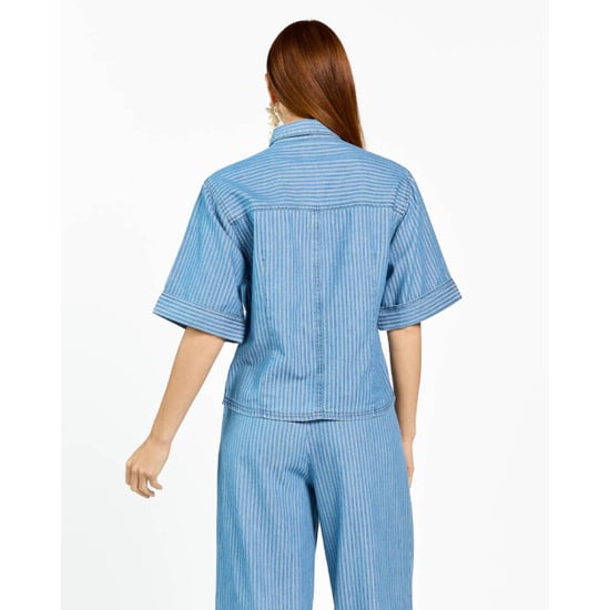 Aaiko Blouse korte mouw serene stripe co - Image 2