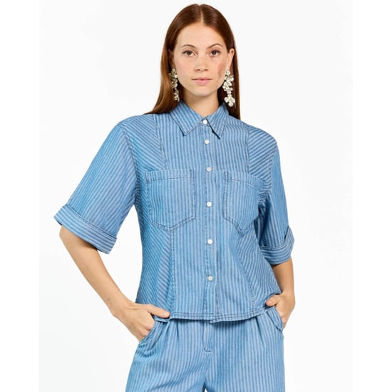 Aaiko Blouse korte mouw serene stripe co - Image 3