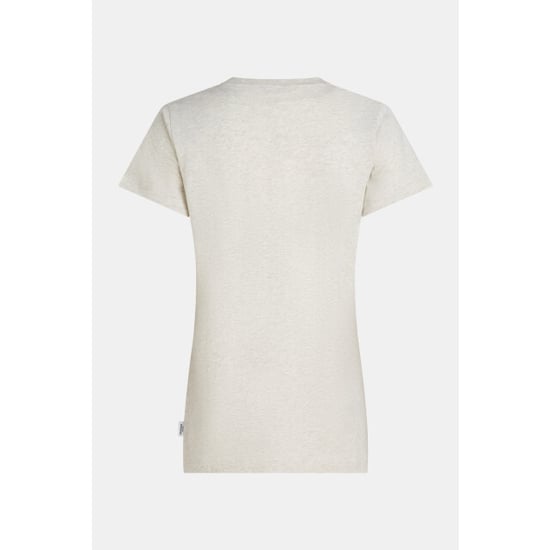 Penn & Ink W26f1924 05m-351 penn en ink t-shirt print ecru mel. aubergine - Image 2