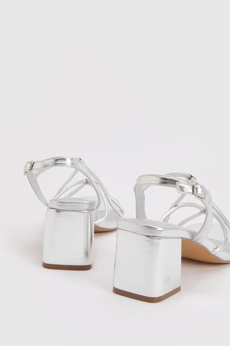 Knot Strappy Block Heels - Image 3